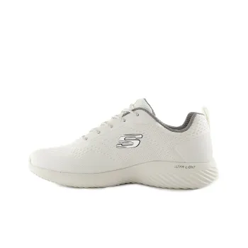 Skechers Bounder Cushioning Anti Slip And Wear Resistant Low Top Casual Shoes Men's White