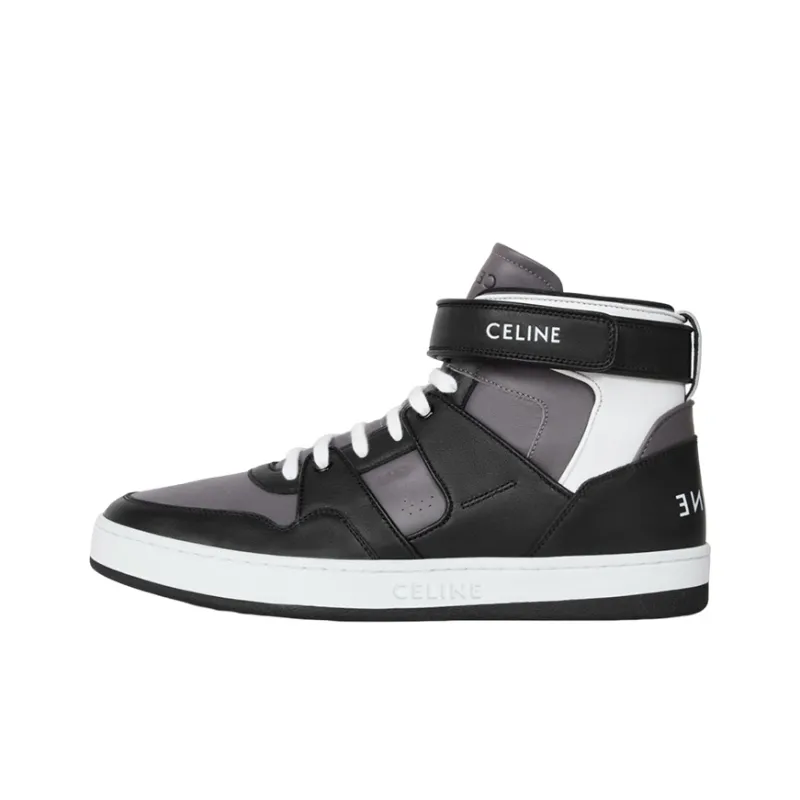 CELINE Stylish Skateboarding Shoes Men's Black Gray Color-0