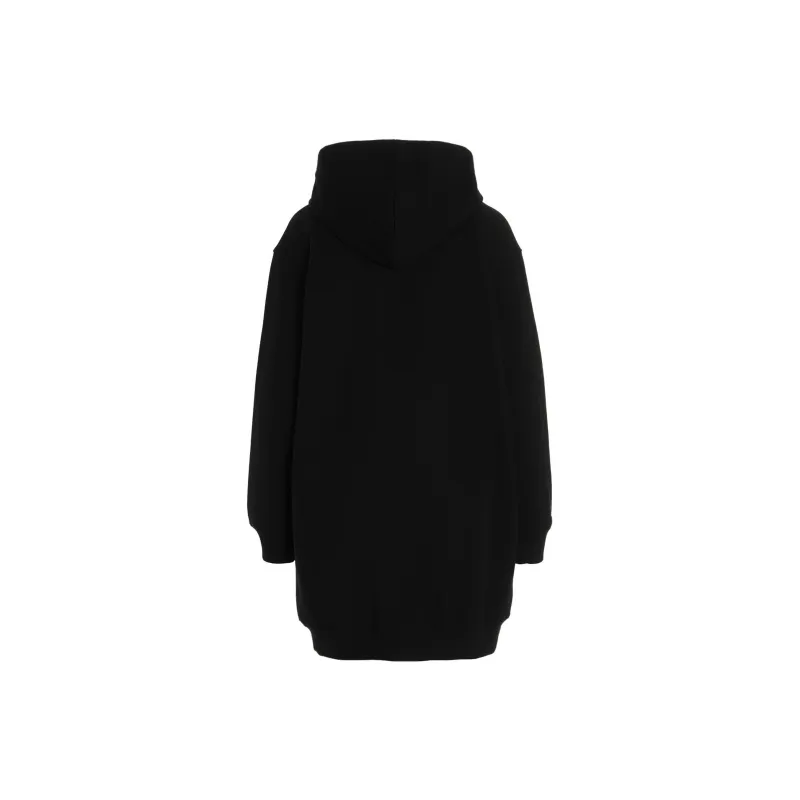 MOSCHINO Logo-patch Sweatshirt Dress-1
