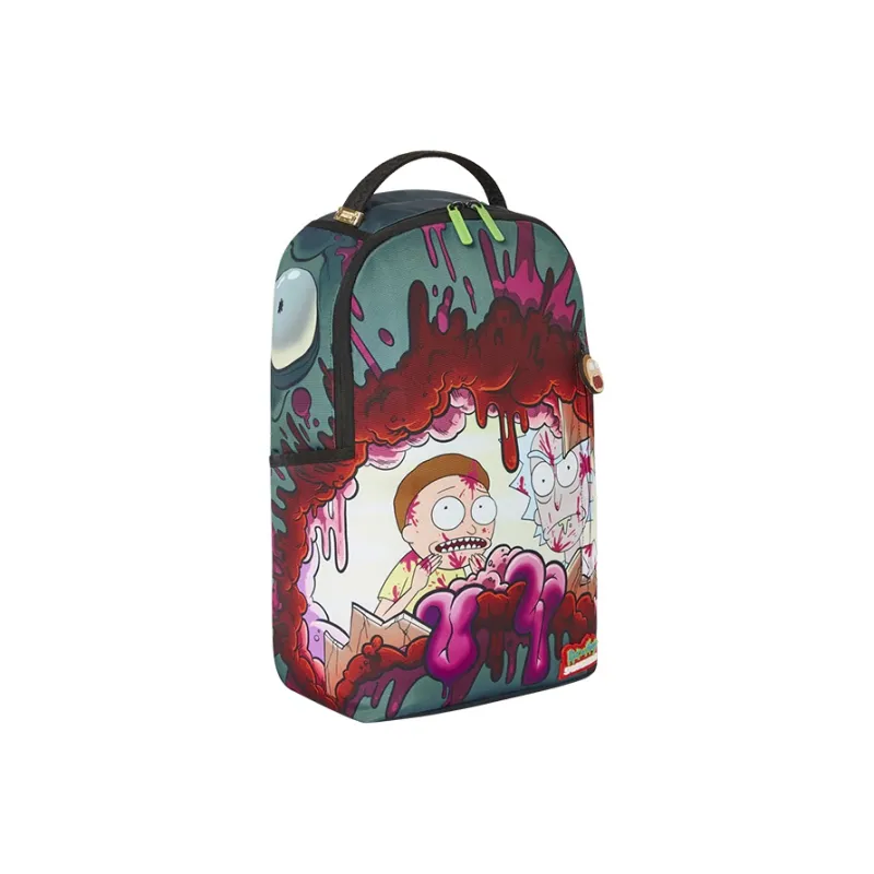 SPRAYGROUND Rick & Morty Collaboration Polyester Laptop Bag Backpack Large Size Unisex Multicolor-2