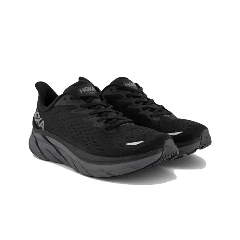 HOKA ONE ONE Clifton 8 Wide 'Black' Women's-2