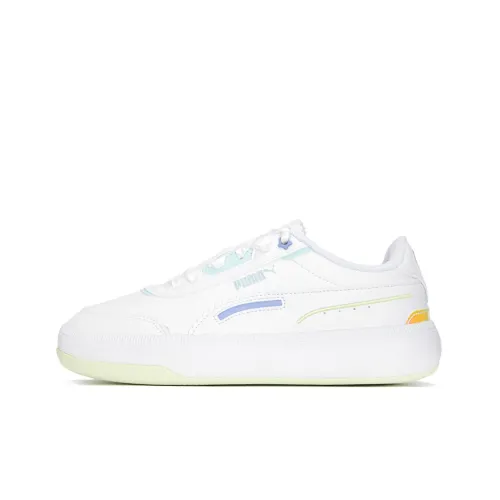 PUMA Tori Skateboard Shoes Women's Low-Top White/Green/Blue