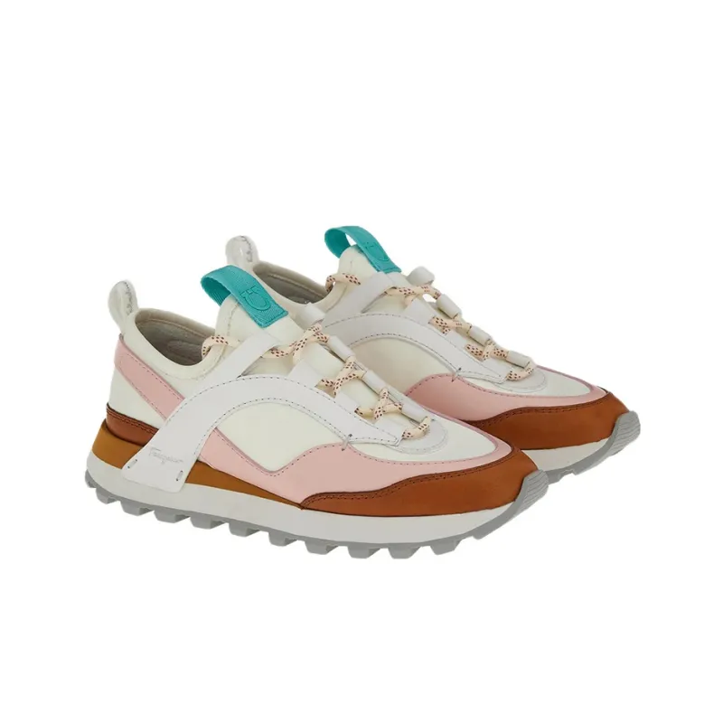 FERRAGAMO GANCINI Slip Resistant, Abrasion Resistant, Breathable Low Top Casual Shoes Women's-1