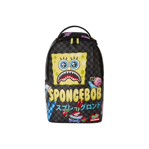 Spongebob Squarepants X SPRAYGROUND Backpacks Black