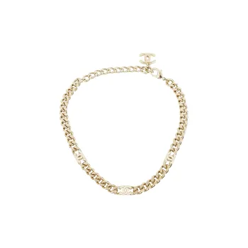 CHANEL Metal Choker Necklace