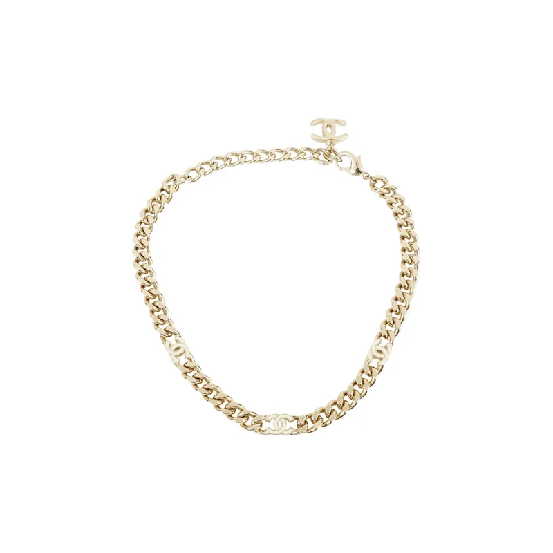 CHANEL Metal Choker Necklace-0