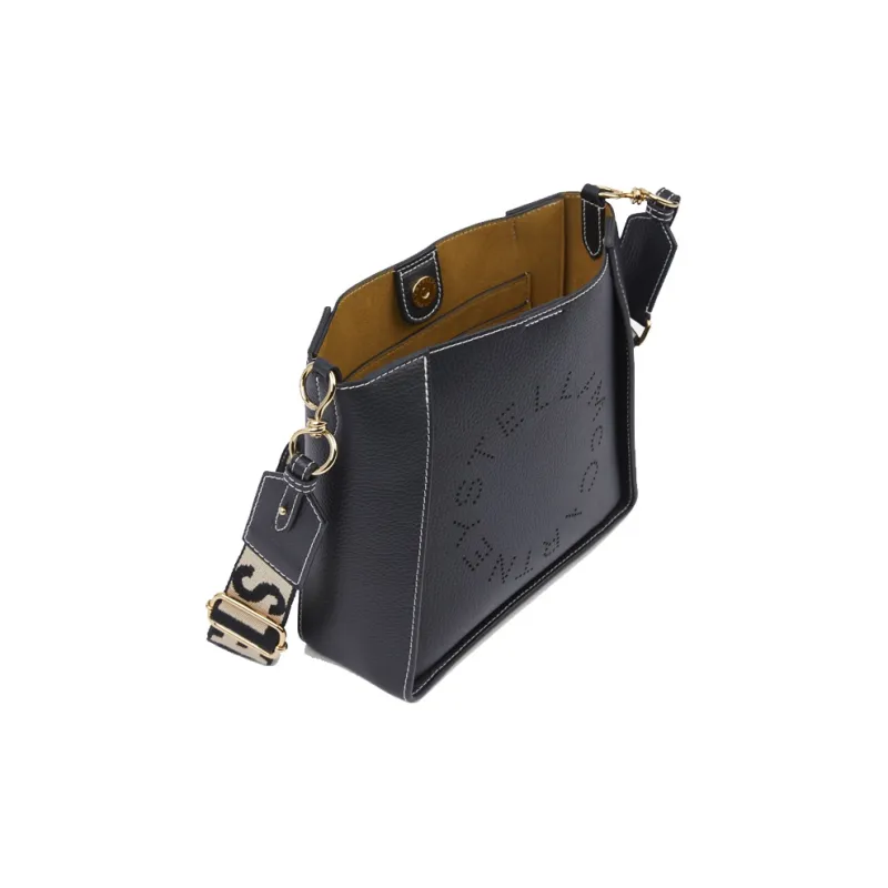 Stella McCartney Logo Perforated Crossbody Bag-3
