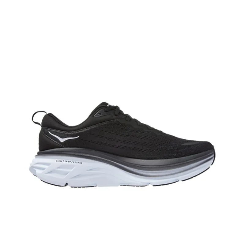 HOKA ONE ONE Bondi 8 Black White Women's-1