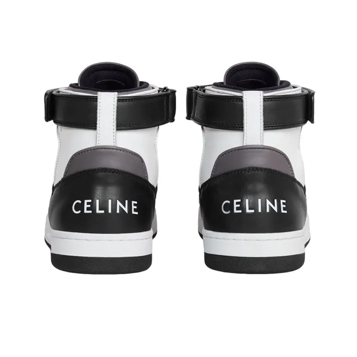 CELINE Stylish Skateboarding Shoes Men's Black Gray Color-4