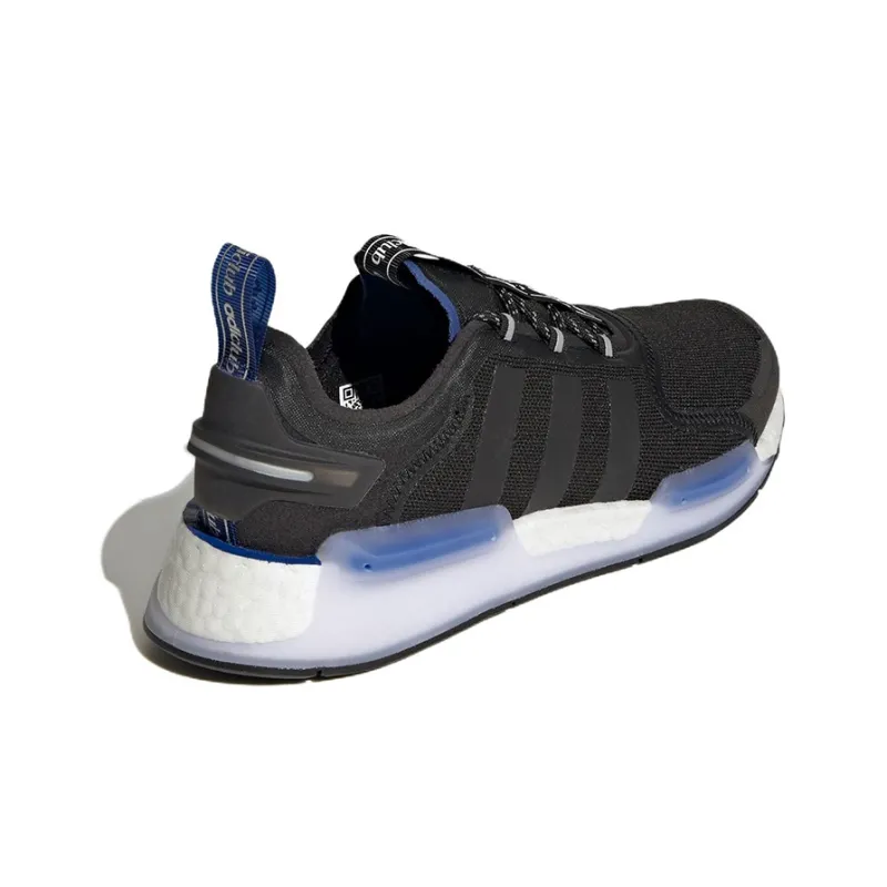 Adidas Nmd R1 V3 Black White Royal Blue-3