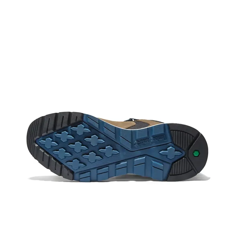Timberland Sprint Trekker Super Oxford Trainer Durable Breathable Mid-Top Outdoor Shoes Brown Blue-6