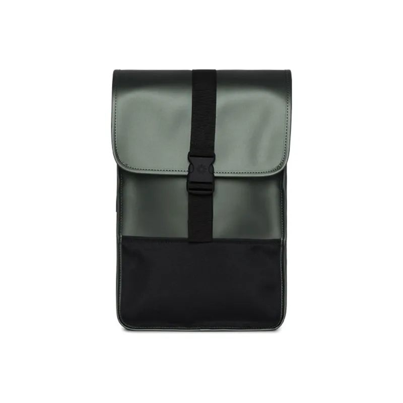 Rains Polyurethane Backpack Medium Size Unisex Black-10