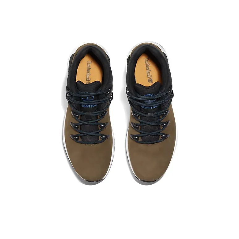 Timberland Sprint Trekker Super Oxford Trainer Durable Breathable Mid-Top Outdoor Shoes Brown Blue-4