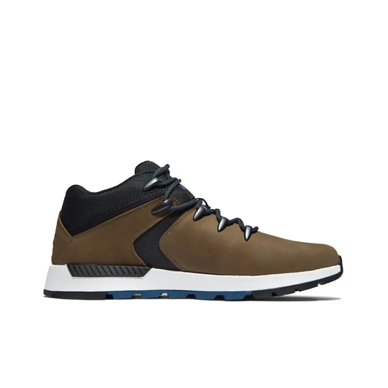 Timberland Sprint Trekker Super Oxford Trainer Durable Breathable Mid-Top Outdoor Shoes Brown Blue-1