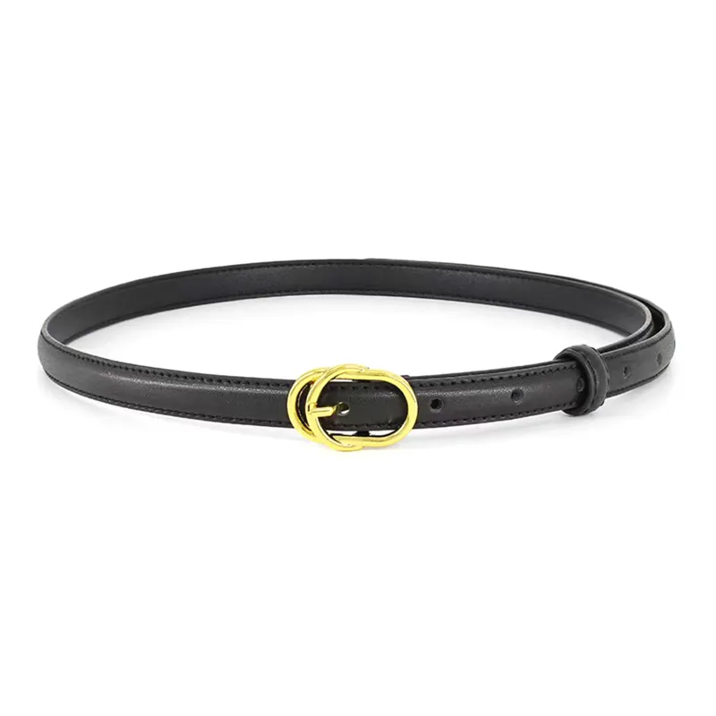 ALIEN BANG Cow Leather Leather Belts Women's 2.5CM-0