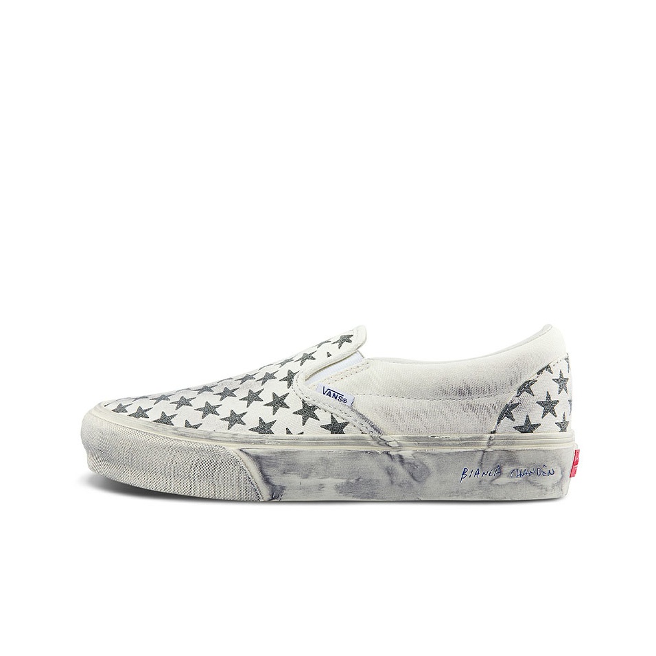 vansかずちん Vans Vault Og Classic Slip-On Lx Bianca Chandon Black White