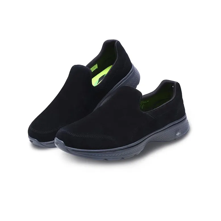 Skechers Go Walk 4 Casual Shoes Men Low-Top Black/Gray-2