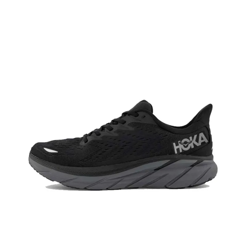 HOKA ONE ONE Clifton 8 Wide 'Black' Women's-0