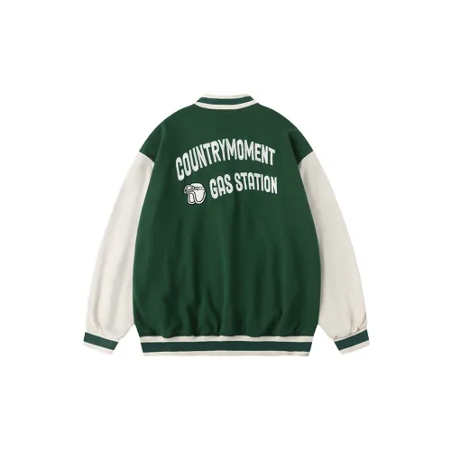 COUNTRY MOMENT Baseball Jerseys Unisex Green