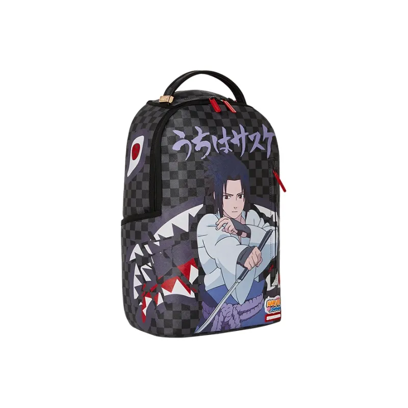 SPRAYGROUND Naruto Co branded Model Polyester Laptop Backpack Large Size Unisex Black-2