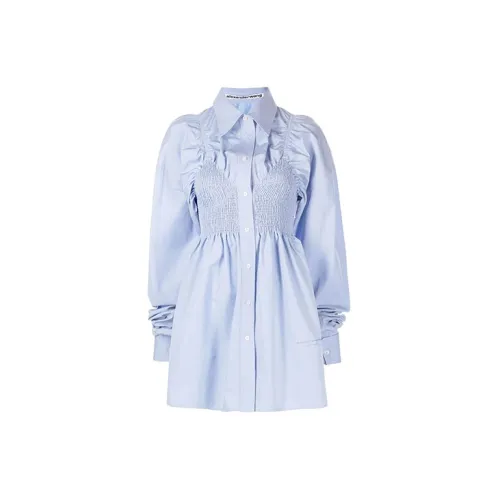 Alexander Wang Long-Sleeved Dresses Women's Blue