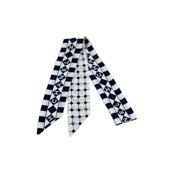 CHANEL Silk Twill Silk Scarves Women's