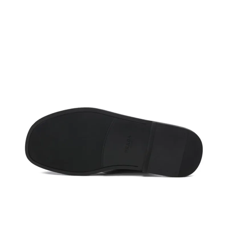 PRADA Rubber Sole Slide Slippers Men's Black-5