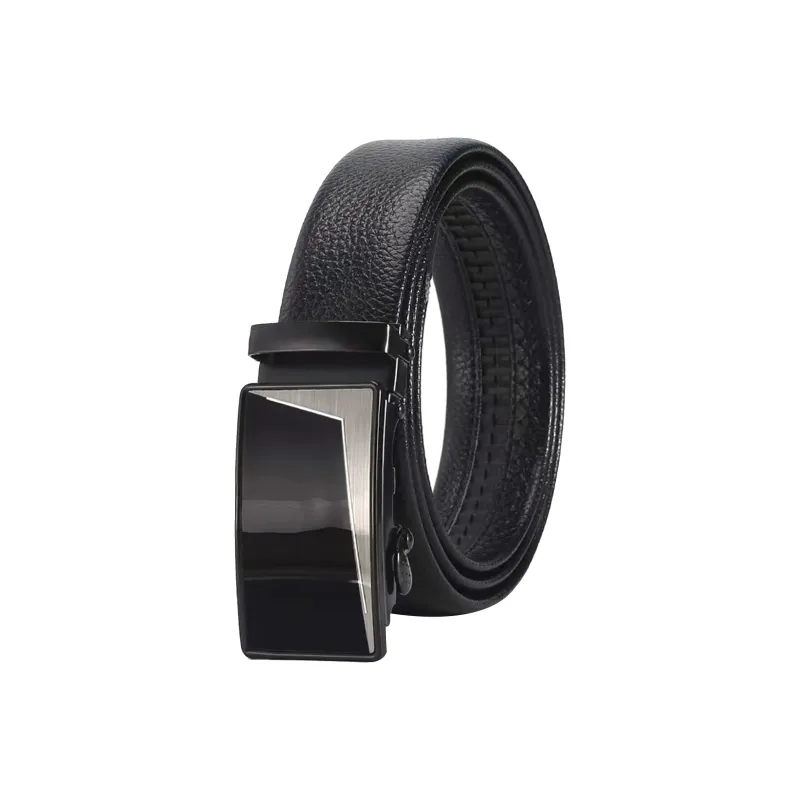 ALIEN BANG Youth And Middle-Aged Automatic Buckle Cow Leather Men's-0