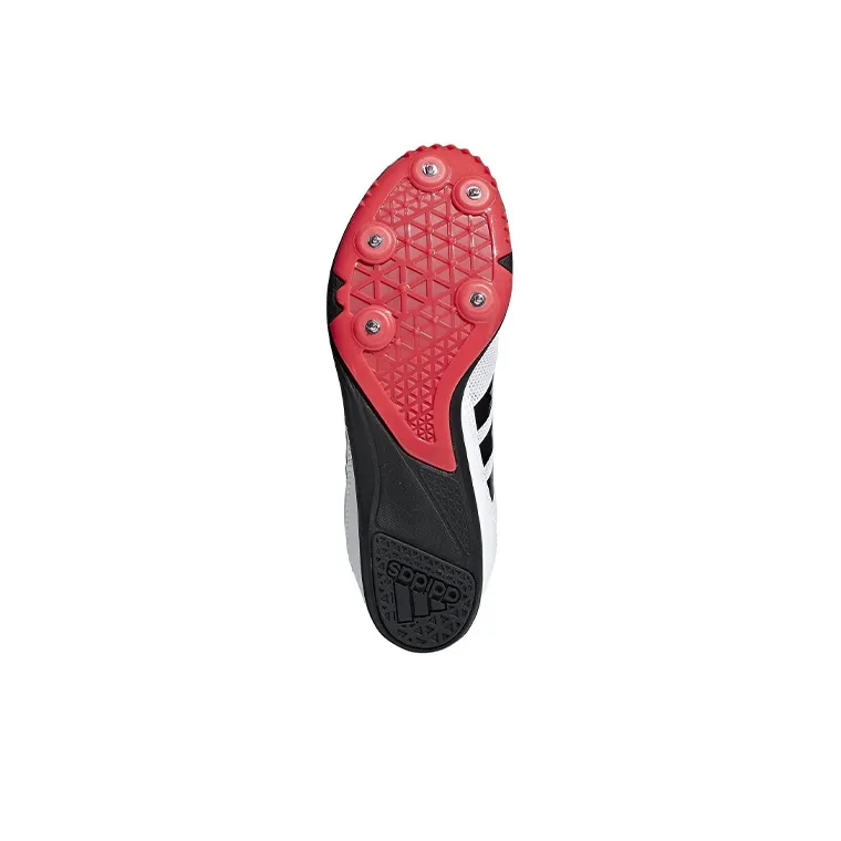 Adidas Distancestar Cushioning Wear-Resistant Low-Top Running Shoes Women's White Black-5