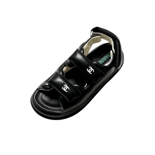 CHANEL Stylish Sandals Women's Black