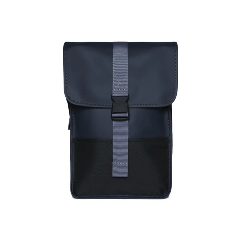 Rains Polyurethane Backpack Medium Size Unisex Black-6