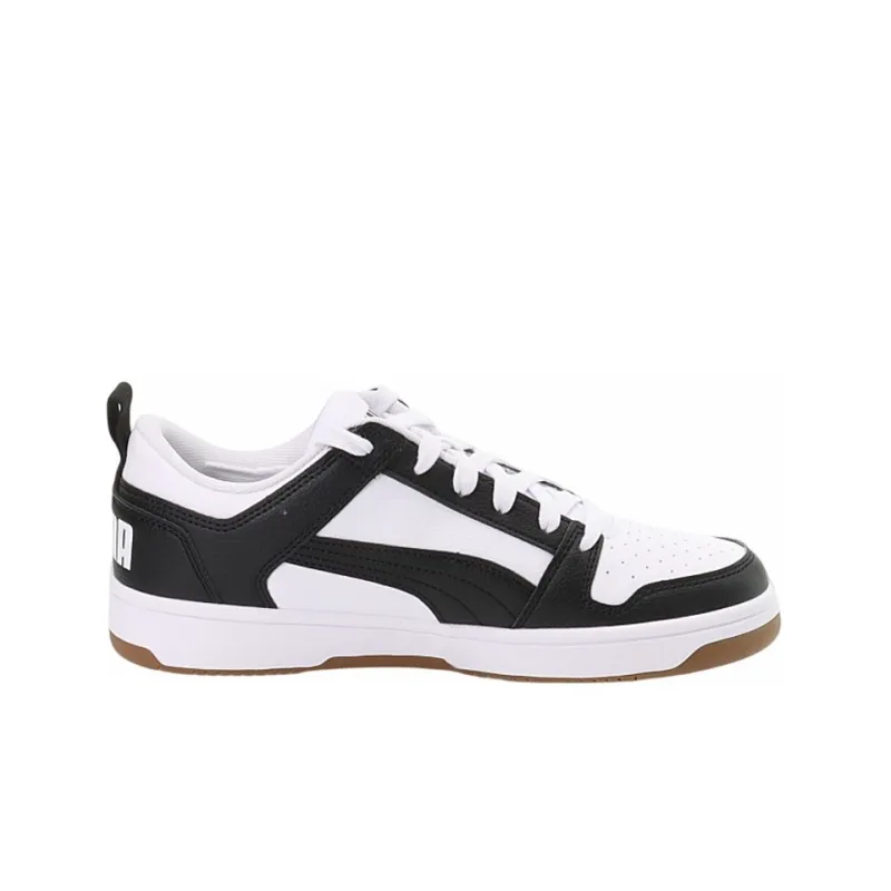 PUMA Rebound LayUp Low Sl 'White Black'-1