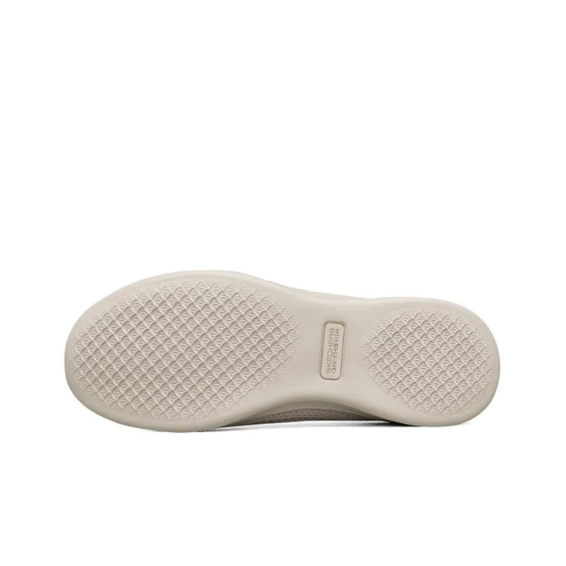 Skechers ON THE GO Cushioned Anti-Slip Wear-Resistant Breathable Lightweight Low-Top Casual Shoes Women's White-4