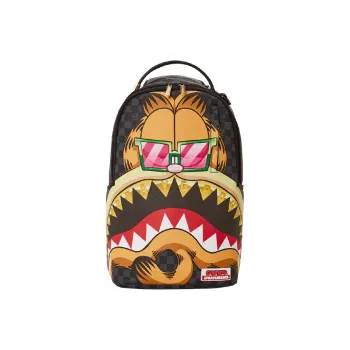 SPRAYGROUND Garfield Collaboration Polyester Handheld Backpack Large Size Unisex Black/Brown