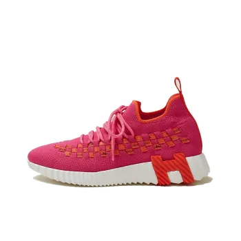 HERMES Fle Mid-Top Casual Shoes Women's Pink