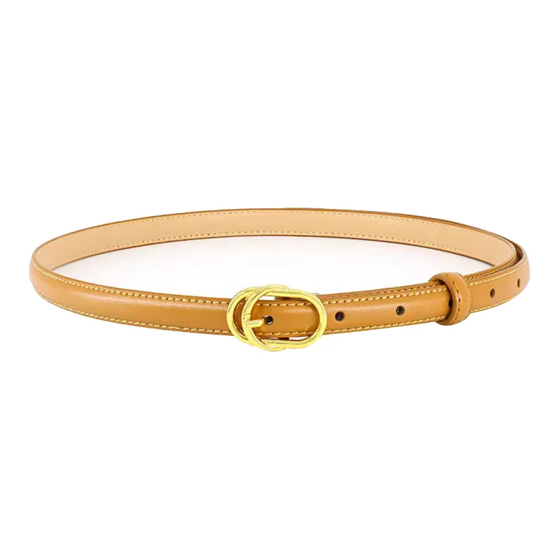 ALIEN BANG Cow Leather Leather Belts Women's 2.5CM-4