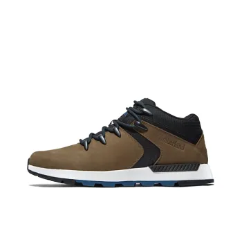 Timberland Sprint Trekker Super Oxford Trainer Durable Breathable Mid-Top Outdoor Shoes Brown Blue