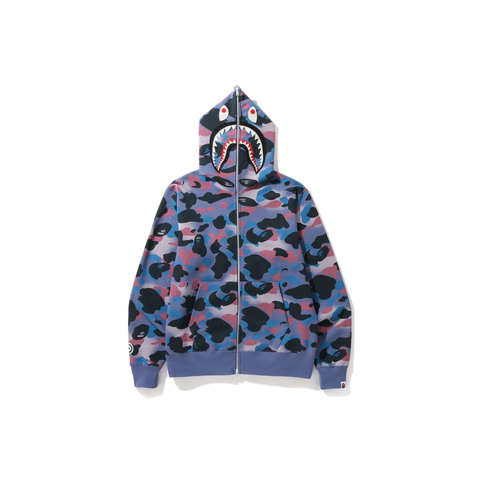 Bape tie dye shark hoodie best sale