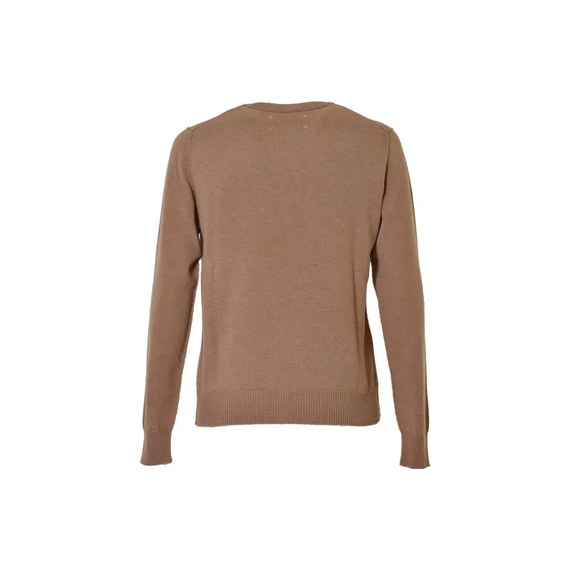 Maison Margiela Four Stitch Detailed Crewneck Sweater-1