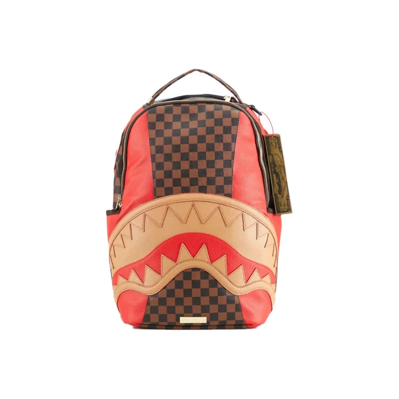 SPRAYGROUND Artificial Leather Backpack Tubas Unisex Brown-0