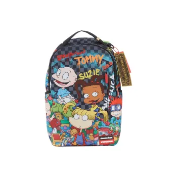 SPRAYGROUND Little Devil Paris Walk Collaboration Polyester Laptop Backpack Large Size Unisex Multicolor