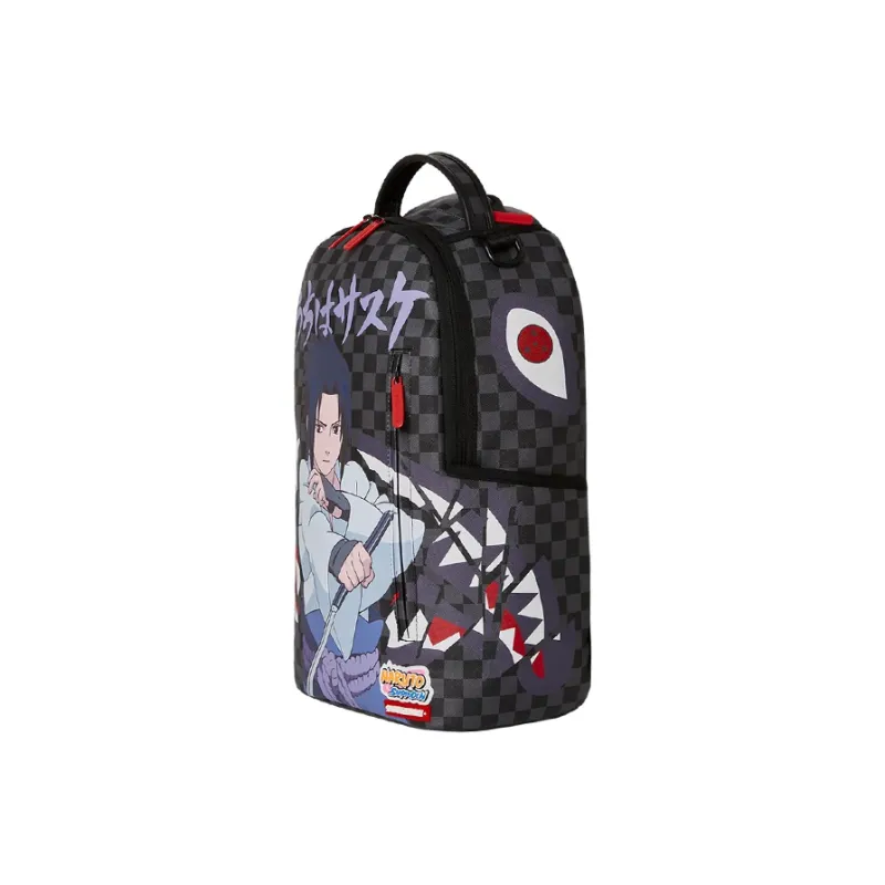 SPRAYGROUND Naruto Co branded Model Polyester Laptop Backpack Large Size Unisex Black-1