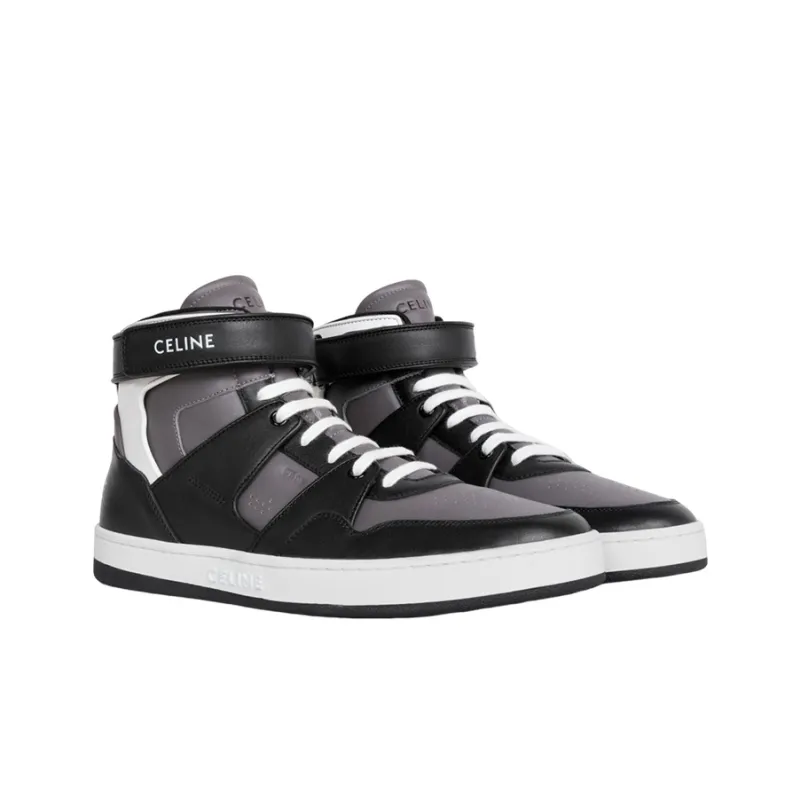 CELINE Stylish Skateboarding Shoes Men's Black Gray Color-3