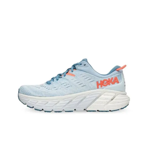 HOKA ONE ONE Gaviota 4 Running Shoes Women's Low-Top Blue/Gray