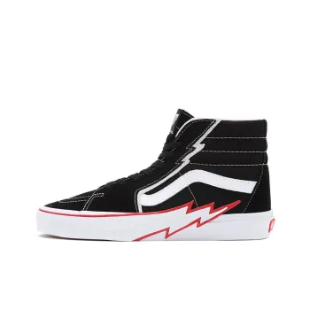 Sk8 Vans Hi 'Bolt Black Racing Red'