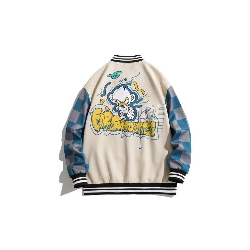 FireMonkey Baseball Jacket Fall Winter Unisex-1
