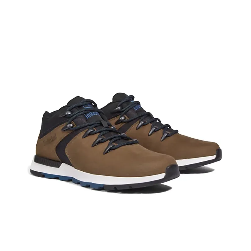 Timberland Sprint Trekker Super Oxford Trainer Durable Breathable Mid-Top Outdoor Shoes Brown Blue-3