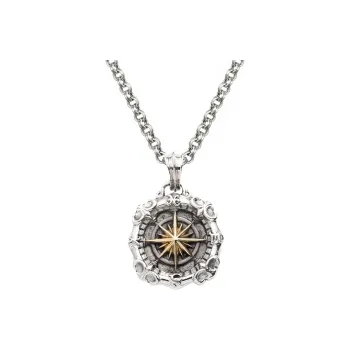 ROCK&RIDE 925 Sterling Silver Copper Charm/Pendant Unisex