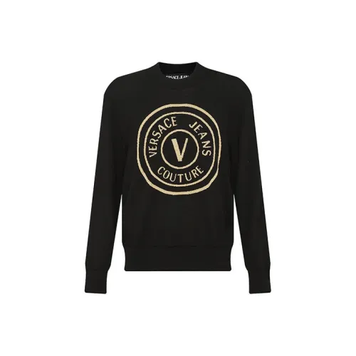 VERSACE JEANS COUTURE Sweaters Men Black