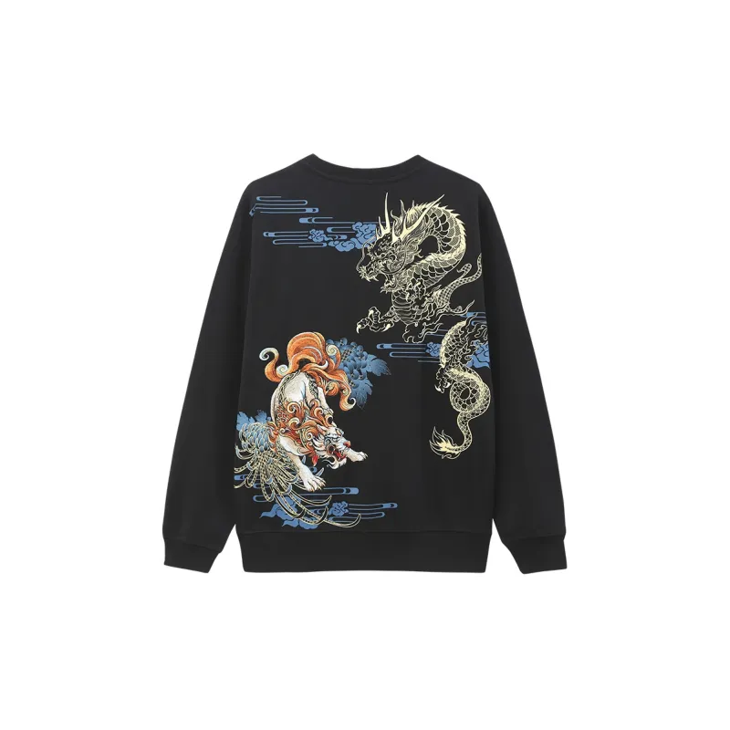 ONIARAI Crew Neck Loose Fit Sweatshirt Men's-1